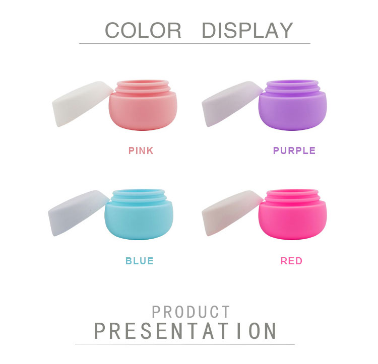 25g 20ML Cosmetic Shampoo Gel Silicone Travel Bottles