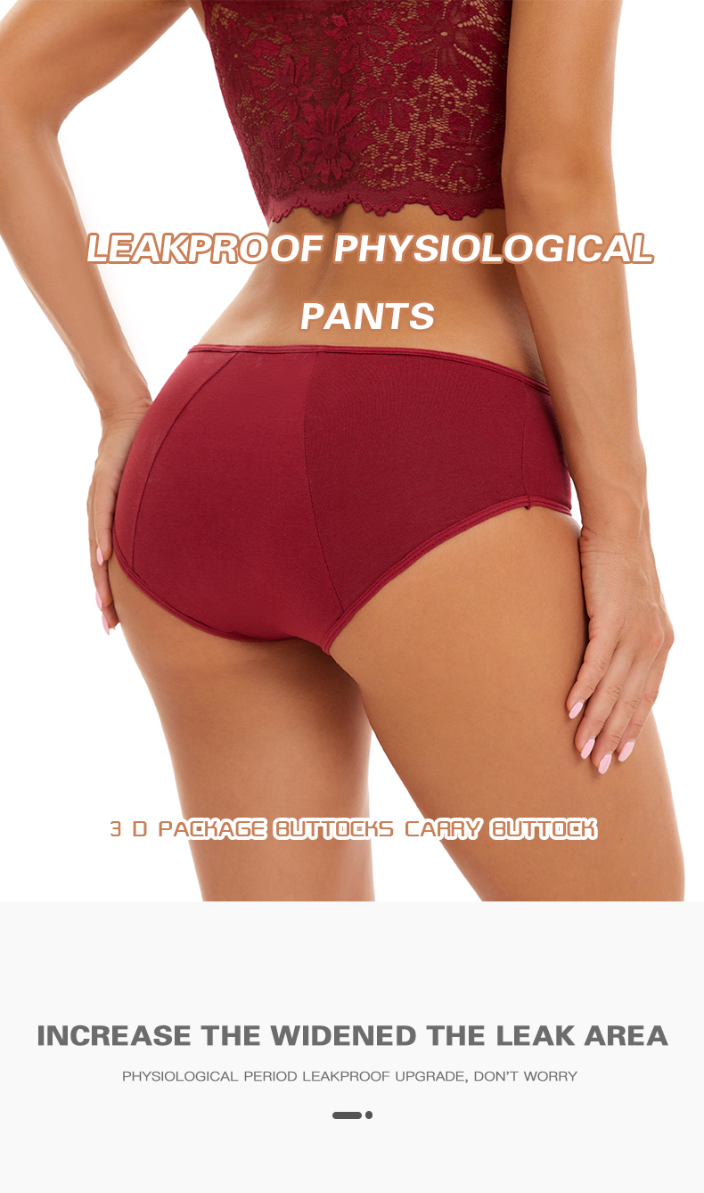Menstrual Ladies Period Panties Underwear High Flow Physiological Underwear
