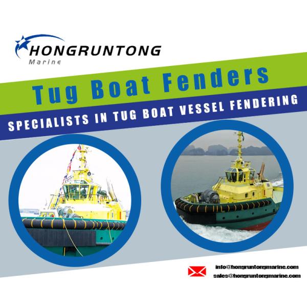 3000mm Tug Impact Fenders Molded In One Piece Durability Anti Aging Rubber Formula