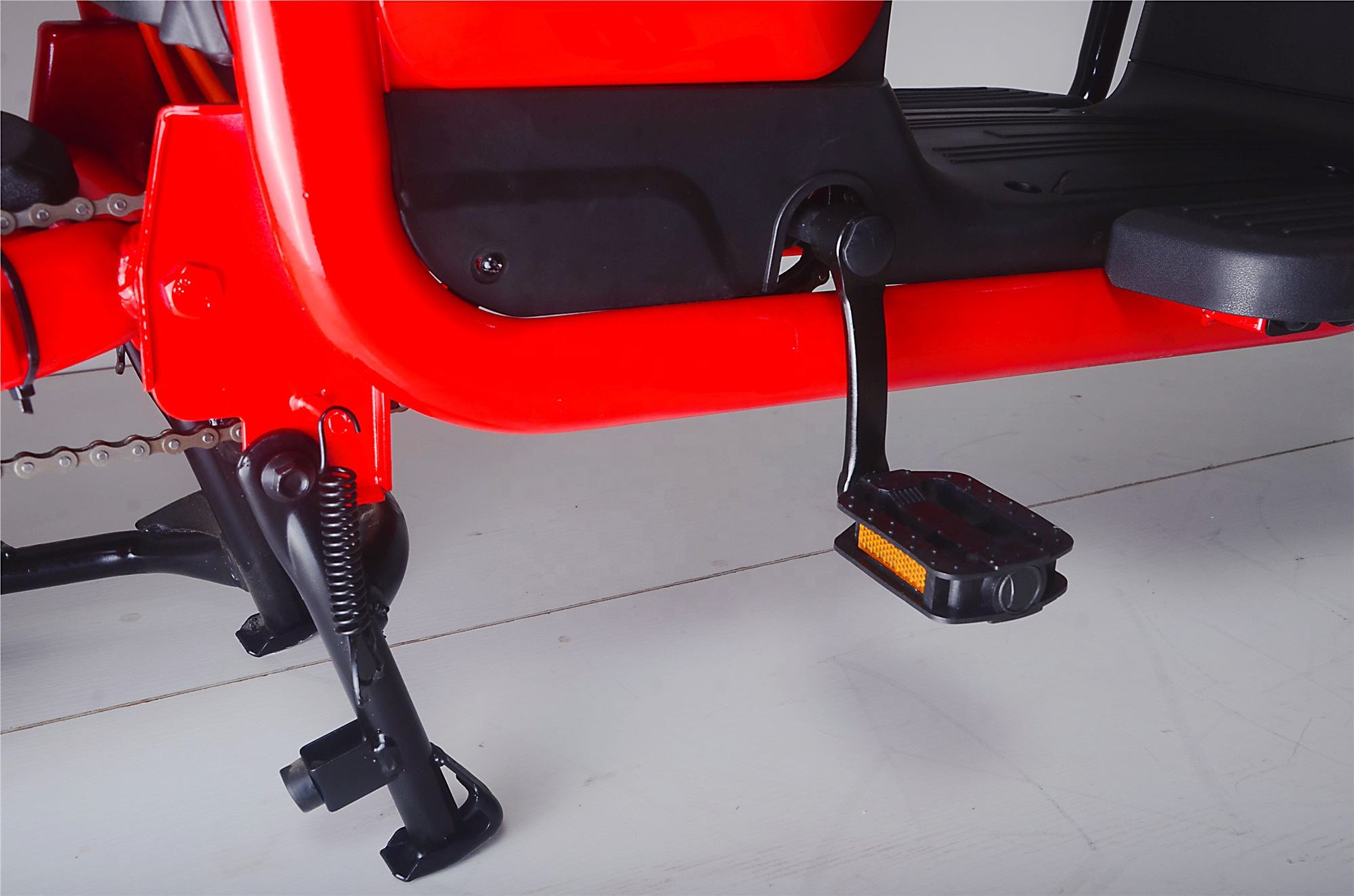 1000W Single Speed Electric Cargo Bike With 7 Speed Derailleur And Long Range Battery