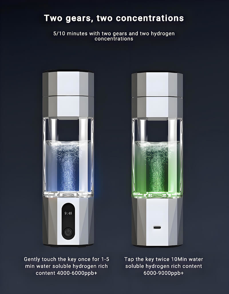 Wholesale 6000 ppb Hydrogen Water Bottle Portable Hydrogen Water Generator Bottle
