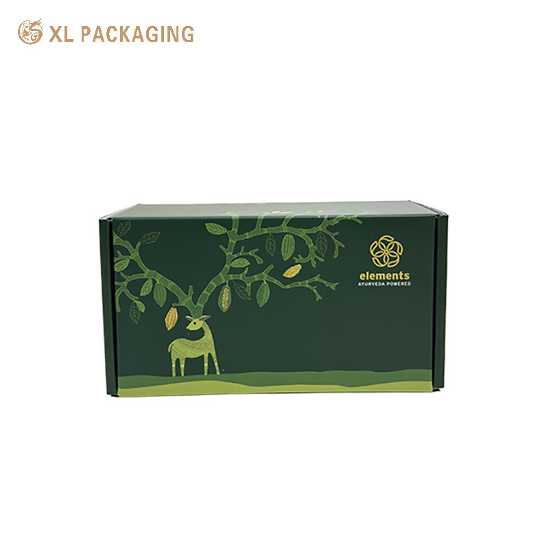 Custom CMYK Printing Ecommerce Corrugated Paper Box Recycled Cardboard Zipper Tear Strip Mailer Packaging Shipping Boxes Custom Logo