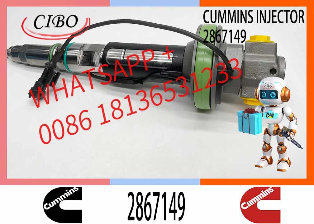 Engine Common Rail Fuel Injector Diesel Spare Part 2867149 Diesel Machinery Engine Parts For Cummins QSK19 Injector