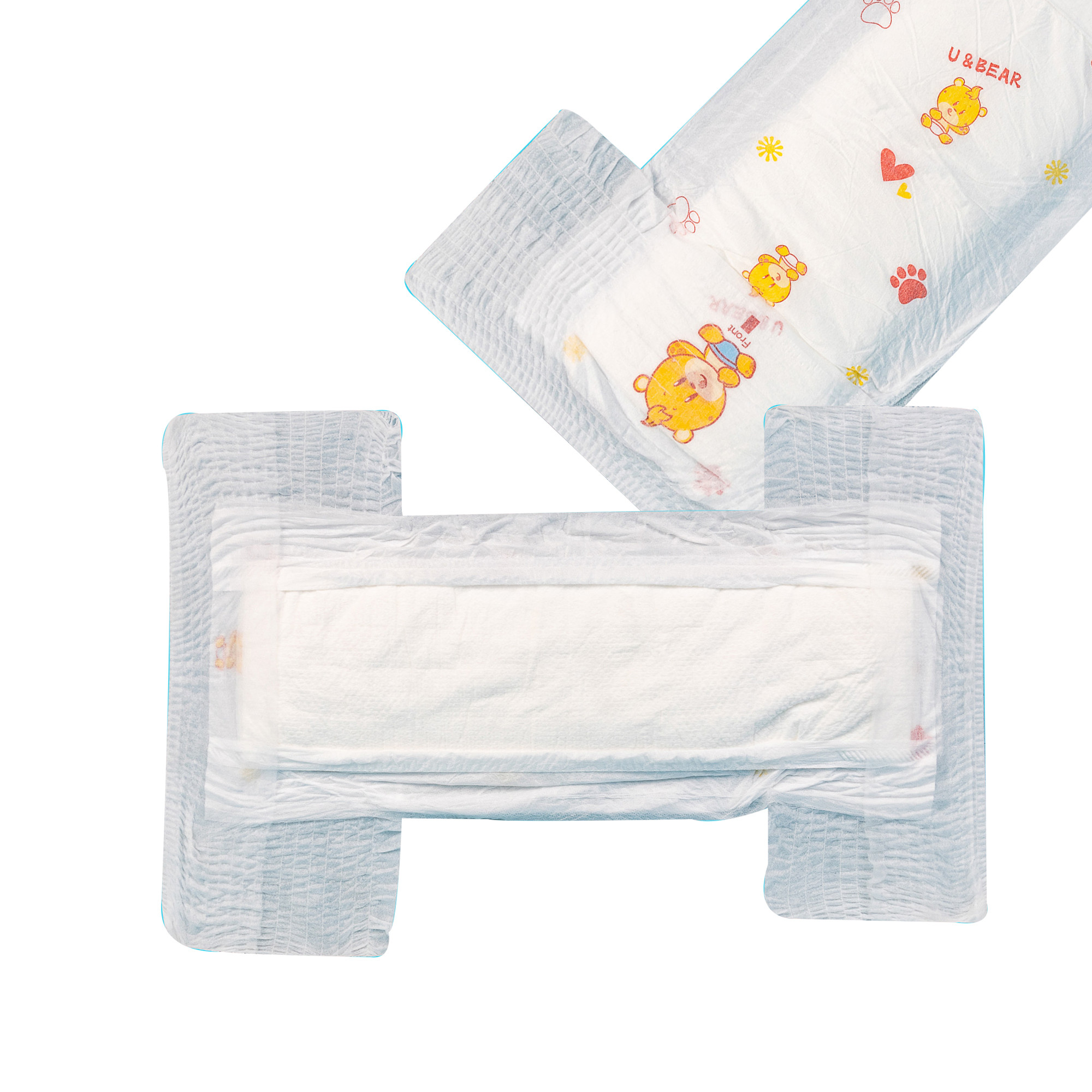 Non Woven Disposable 33lbs Pull Up Baby Diapers With Wetness Indicator
