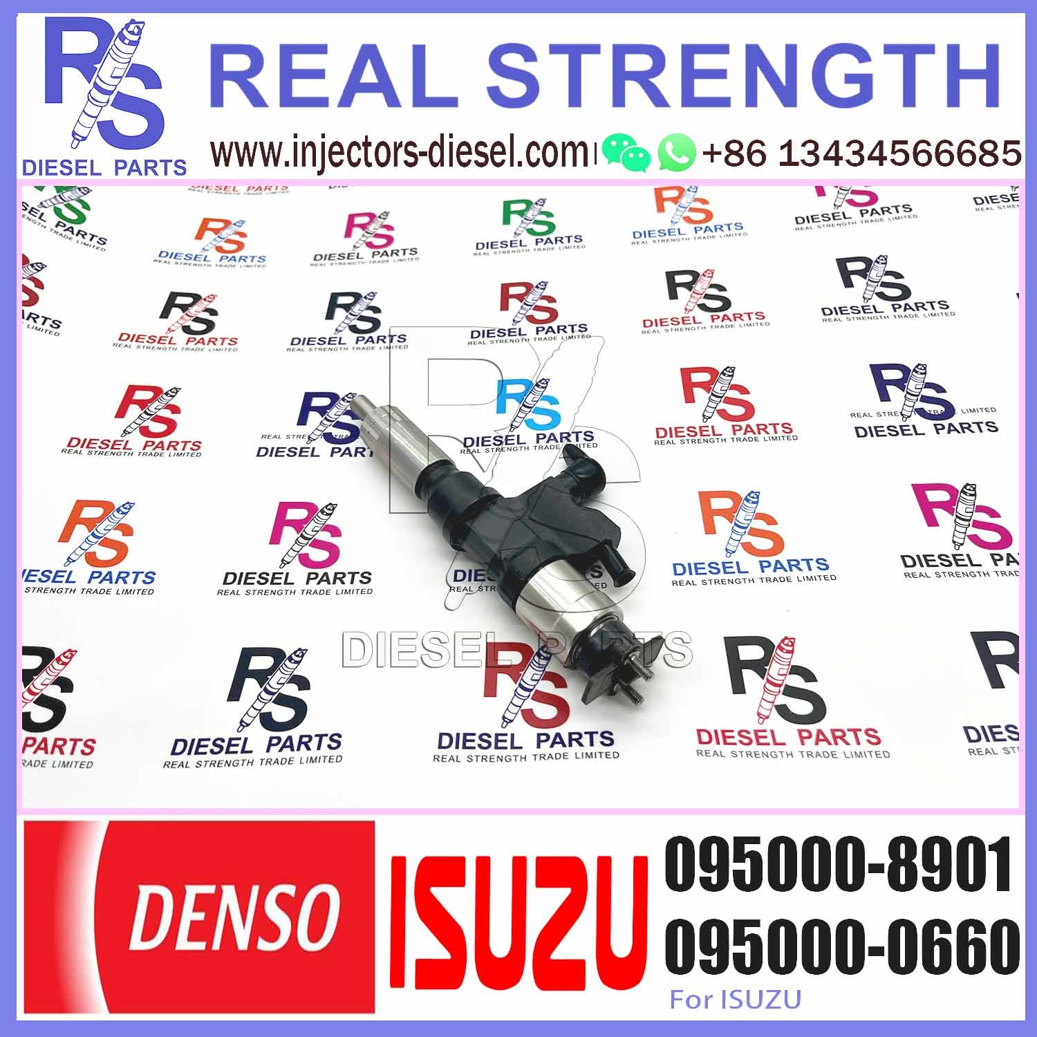 Common Rail Injector Diesel Engine Parts Fuel Injector 095000-8901 095000-8900 For ISUZU 4HK1