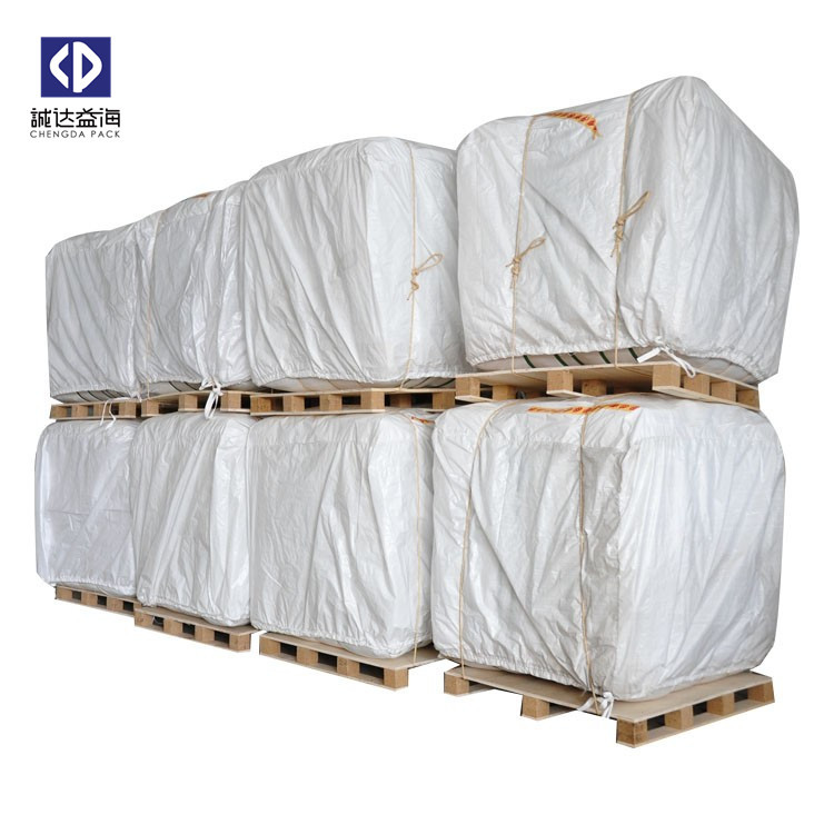 One Lifting Loops PP Big Bags , 500kg Bulk Bags UV Treated Printing Customized