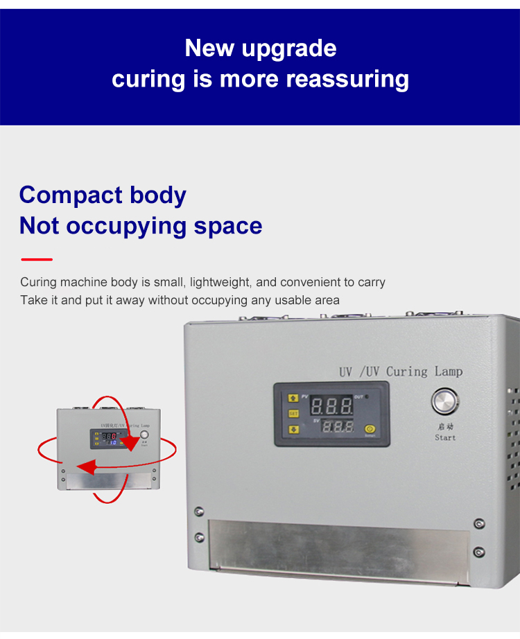 Flat Screen Mobile Phone Repair Machine Mini UV Curing Machine 40W 365NM