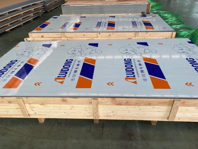 PVDF Coated UV Printable Aluminum Composite Panel Anti Bacterial 0