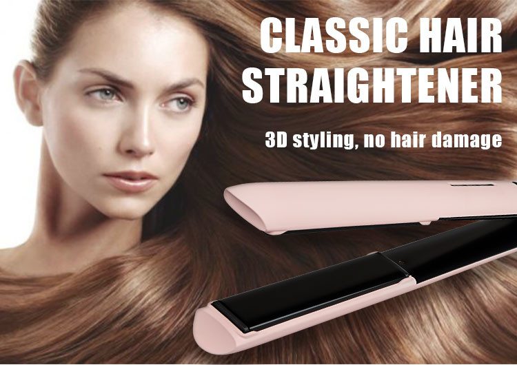 45W Two In One Straightener And Curler 1 Inch Plates Ceramic For Hotel