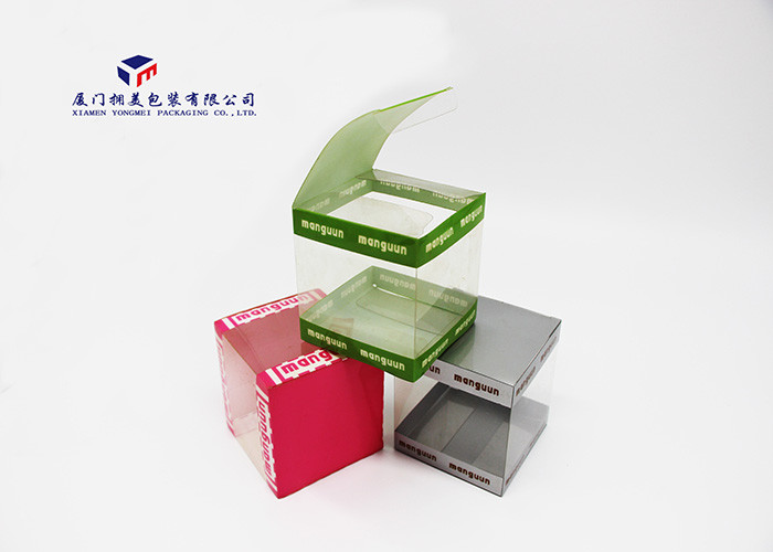 Super Clear Small Plastic Packaging Boxes, Plastic Retail Boxes Square Shape