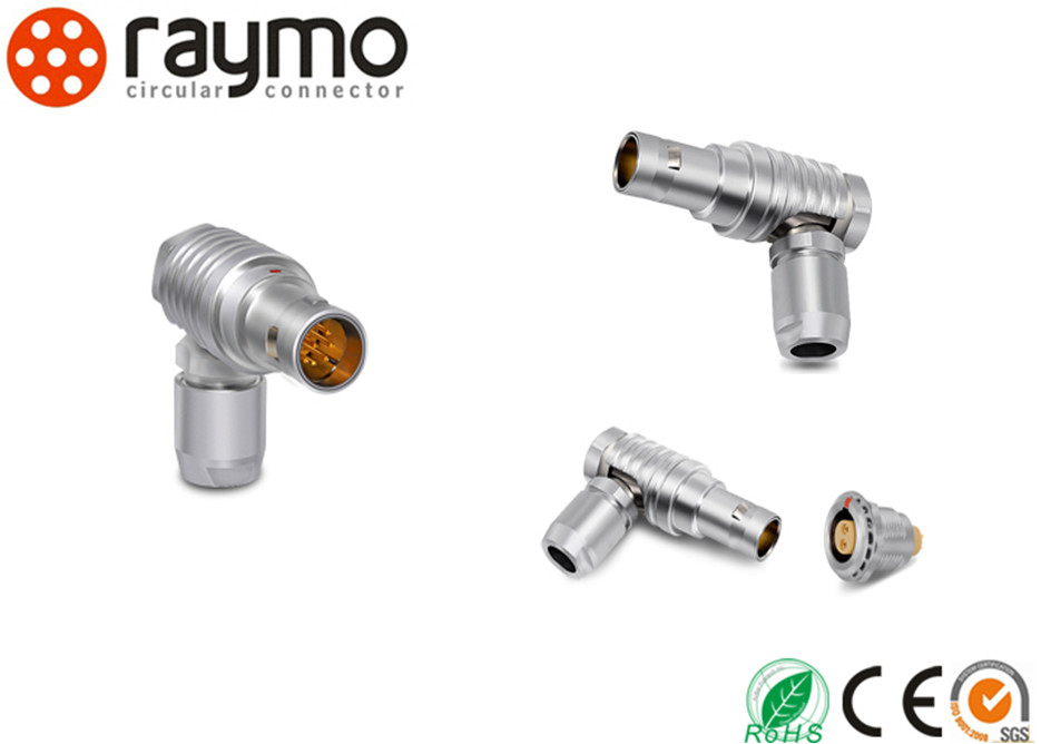 Compatible Circular Push Pull Connectors PEEK Insulator Magnetic Security Locking