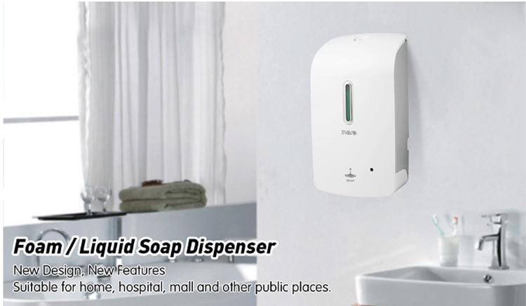 1000ml Liquid Hand Sanitizer Dispenser With Table Holder 1.5 CC Refillable Foaming Soap Dispenser
