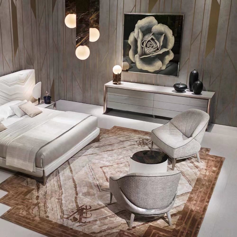 Luxury Stainless Steel Console Table ODM OEM Marble Top Sideboard
