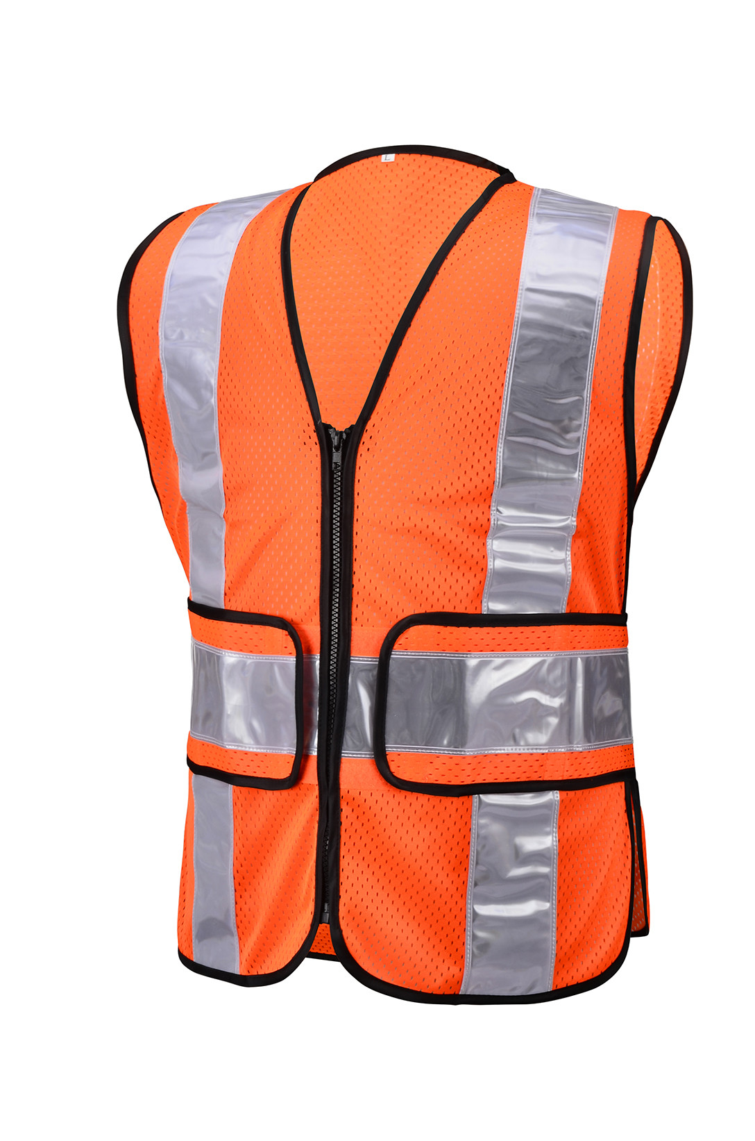 High Visibility Mesh Reflective Vest 120g Mesh Safety Vest With Pockets