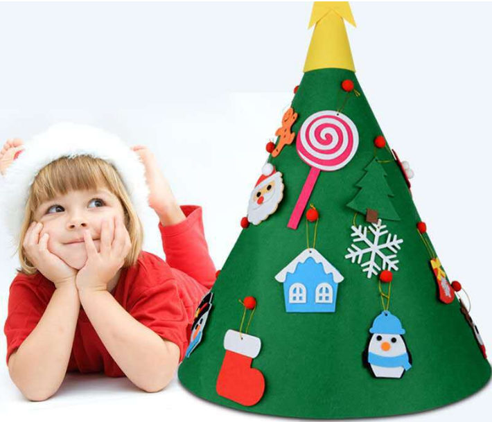 20*28cm Felt Tote Bag Cartoon DIY Designer Christmas Handbags