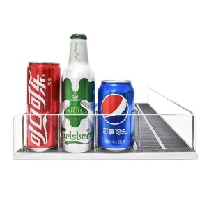Fridge Freezer Grocery Store Retail Display Cold Beverage Cans Gravity Feed