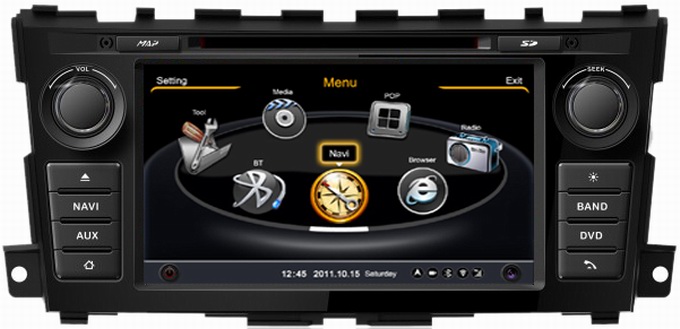 Ouchuangbo Car GPS for Nissan Teana 2013 with 1080P 3G Host HD S100 Screen Audio Player