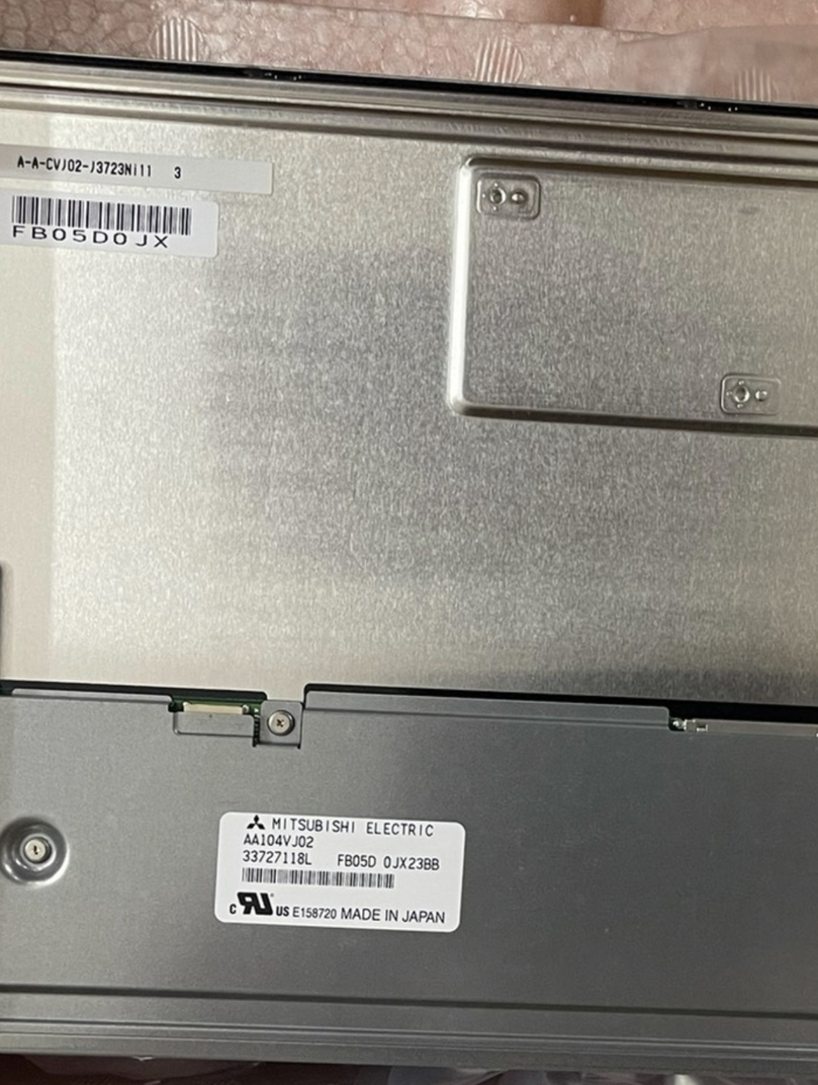 AA104VJ03 Mitsubishi 10.4" 640(RGB)×480, 80/80/80/60 INDUSTRIAL LCD DISPLAY