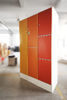 Blue / Red 4 Layer Swimming Pool Lockers 1810 × 310 × 460 No On - Site Assembly