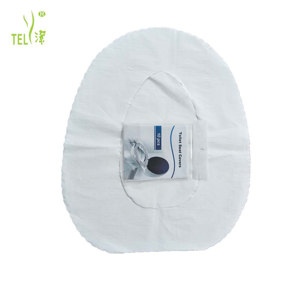 Soft 2ply Woodpulp Disposable Toilet Seat Covers Anti Bacteria