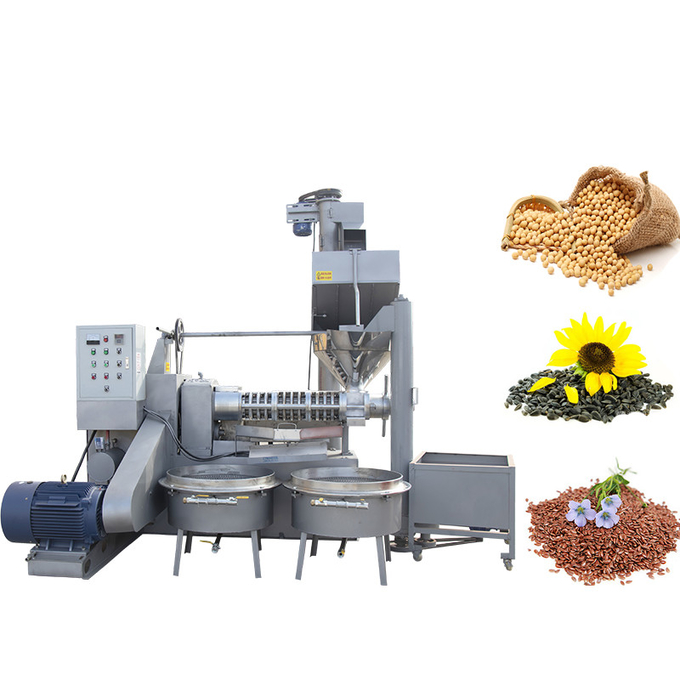 300kg/h large capacity screw oil press machine for alloy materials for soybean