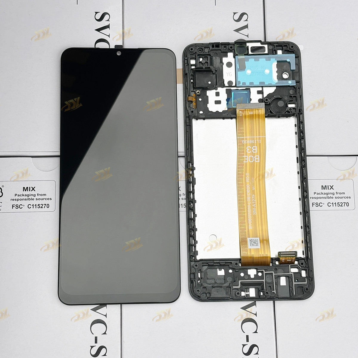 A127 lcd With Frame For a127 Original New Service Pack Mobile Screen Display A12 Nacho Touch Pantalla