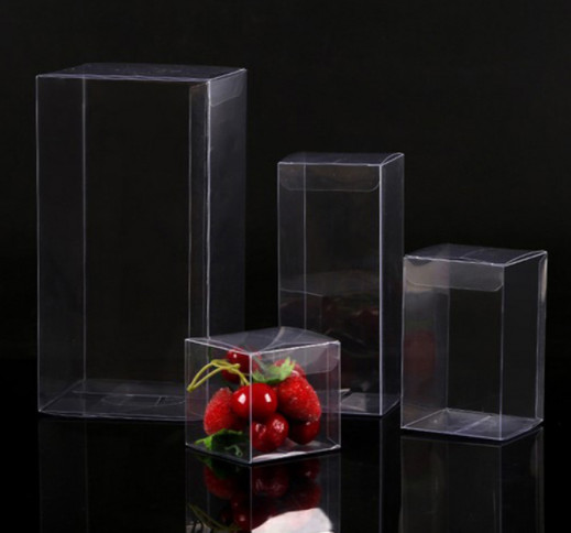 PVC / PET Transparent Plastic Box , Heat Seal Frosted PVC Box With Auto Lock