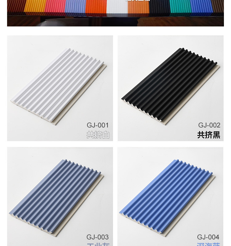 Co Extruded Wood Plastic Composite PVC Wall Panels 15mm