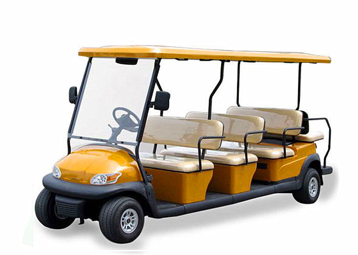 City Tourist 12 Seater Golf Cart With Flip - Flop Backseat , CE Approved