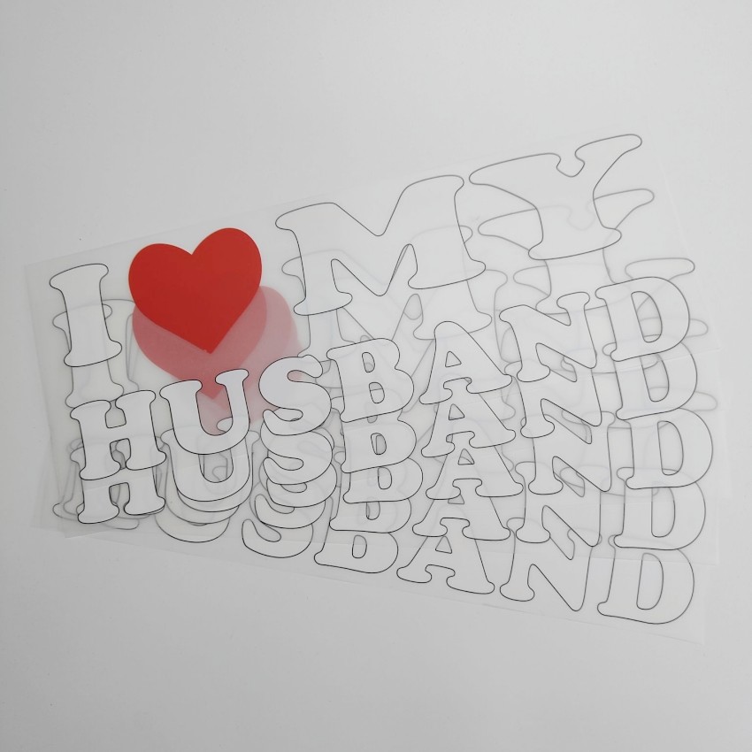 High Stretch Custom DTF Heat Transfer Sticker Label Designs T Shirt Heat Press Stickers
