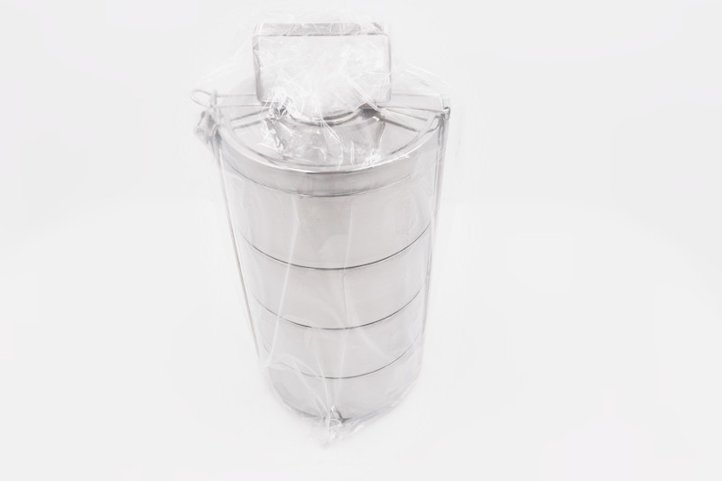 20cm Portable Divided Stainless Steel Lunch Box Kitchen Accessories