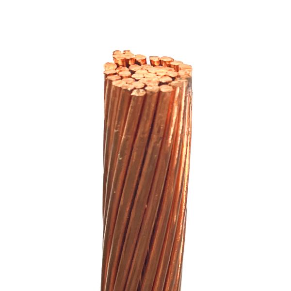 70mm2 High Voltage Overhead Bare Copper Conductor Wire Cable for Power Transmission