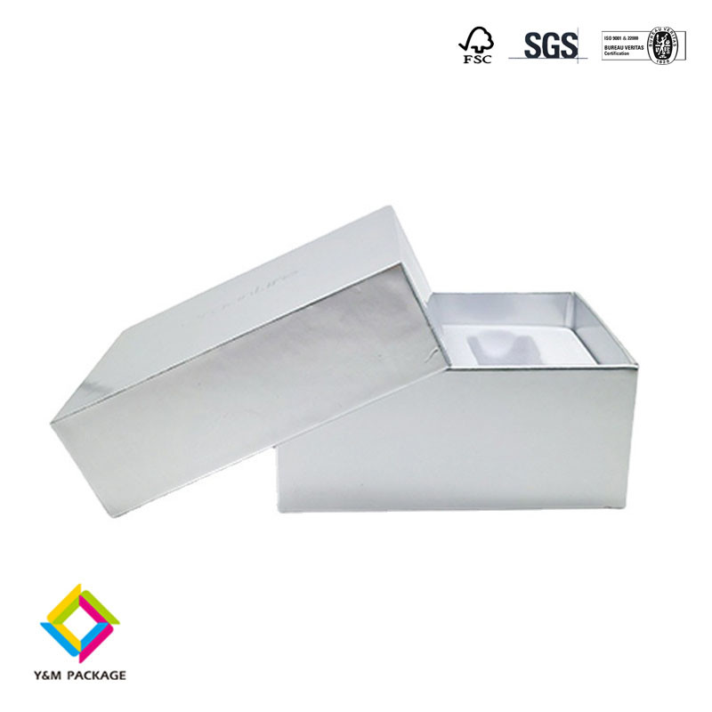 Rigid Cardboard Luxury Candle Box Packaging Book Magnetic Box With Foam