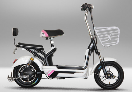 48V 350W Pedal Assist Electric Bike ​14" x 2.5 Tire Aluminum Wheel