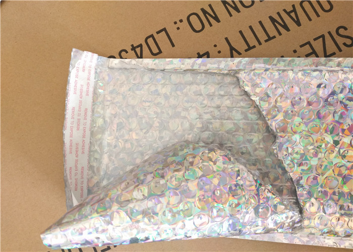 Strong Protection Holographic Bubble Mailers Decorative Shipping Envelopes