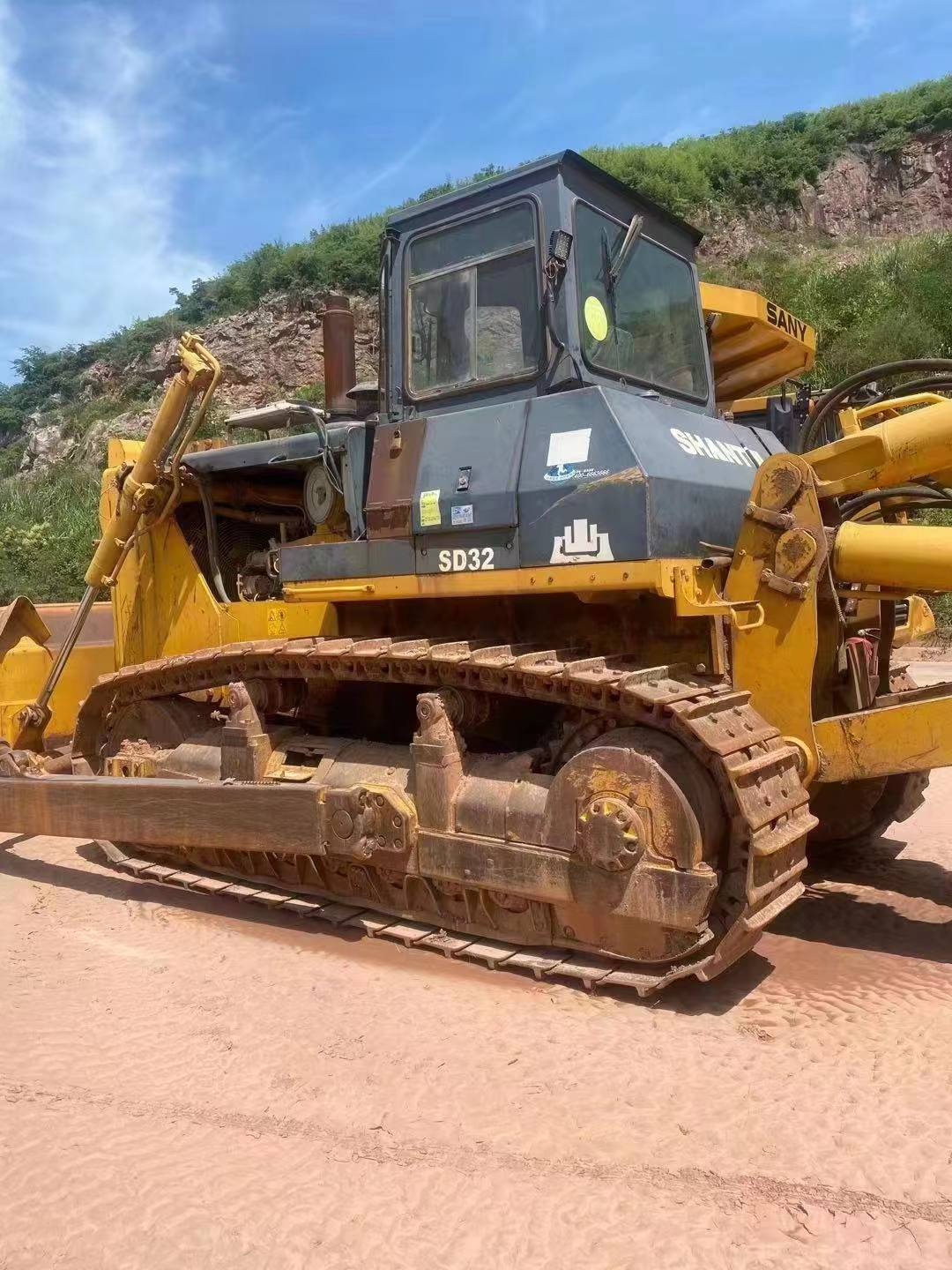 SHANTUI SD32 30Ton 320HP Used Bulldozer With Hydraulic Cylinder