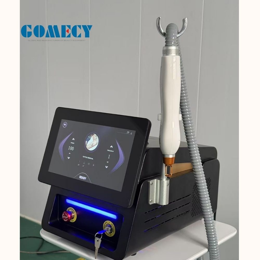Portable 1064nm Pico Laser Tattoo Removal Machine with LCD Touch Screen Q-switched Clinical Korea