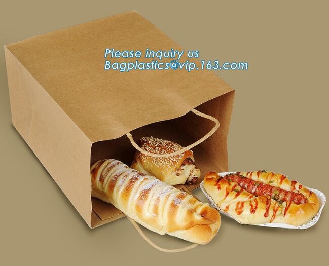 shopper carrier, pac Design Eco-friendly Plastic Bakery Bags Clear Wedding Cake Pastry Cupcake Slice Bread Packaging Bag