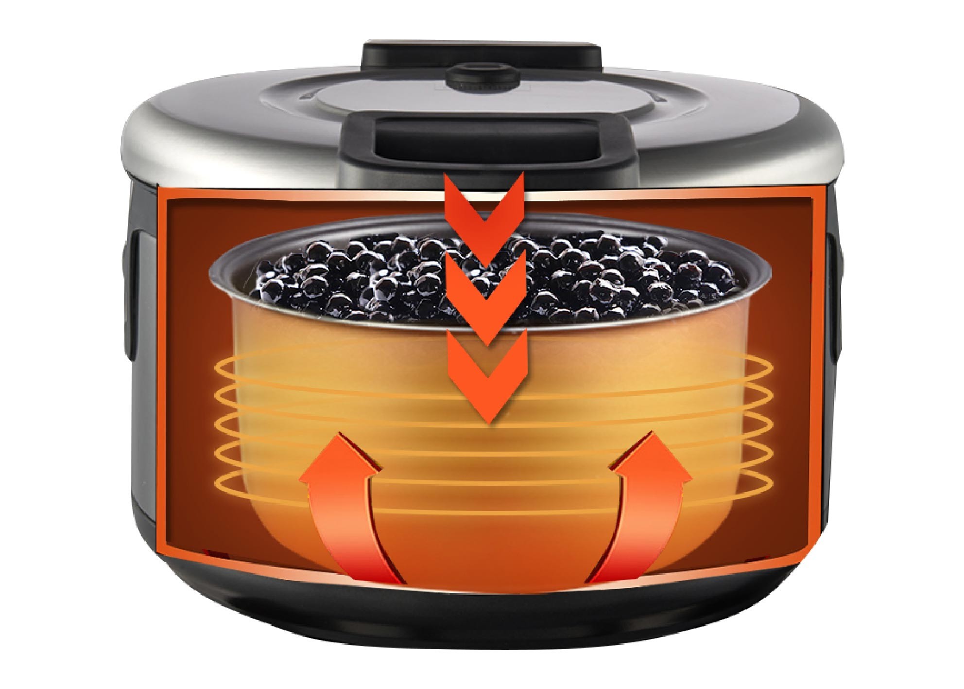 Coffee Shop Okicook 1.8KG 4 Packs Tapioca Pearls Pressure Cooker