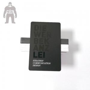Buy cheap Customised Matt Black Plastic PVC Membership Card 85.5x54x0.76mm product