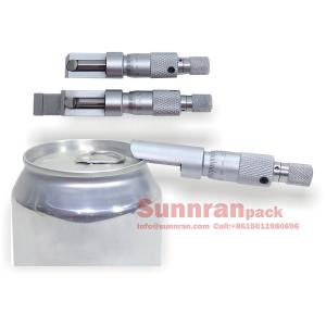 Buy cheap 0.01mm Digital Can Seam Micrometer For Inspection 9.00mm Measure Range product