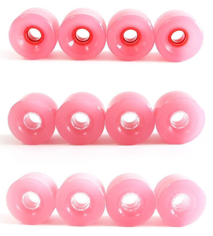 Pink Skateboard Polyurethane Wheels