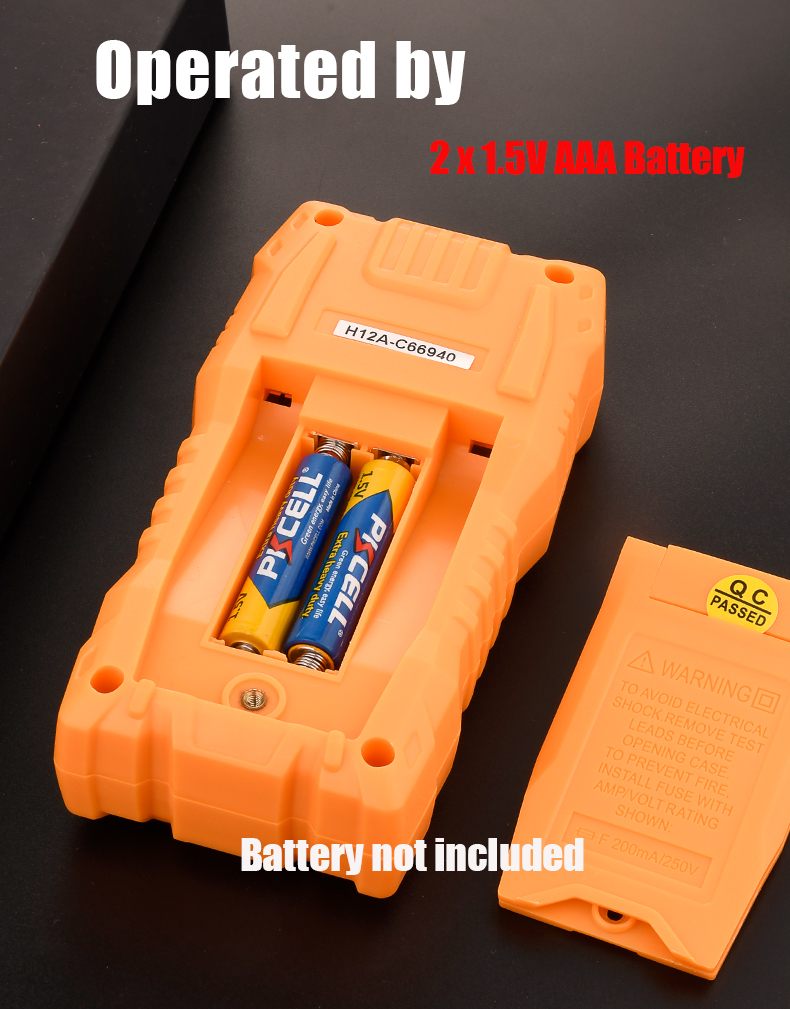 Cheap Budget HT108L Multimeter Digital Ohm Voltage Ampere Resistance 2000 Counts 600V AC DC Voltage Meter Multimetro