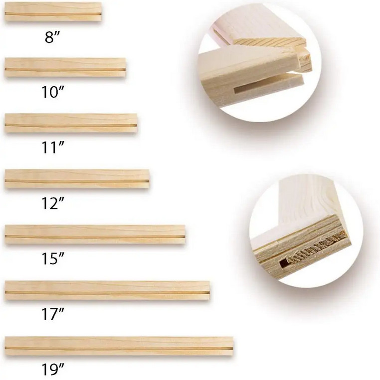 Pine Wooden Canvas Stretcher Bars Art Frames , Oil Paintings Canvas Frame Set