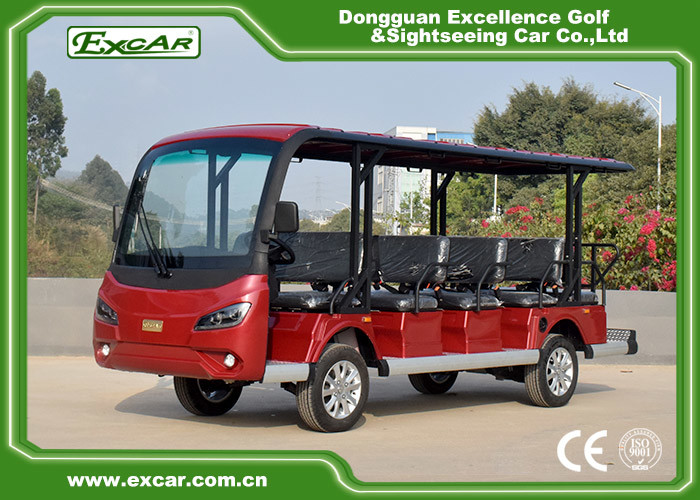 Fashion 14 Person Electric Sightseeing Bus , Max forward speed 45km/h