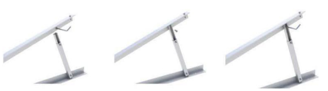 Triangle Frame Adjustable Solar Panel Mounting System For Flat Roof Or Ground