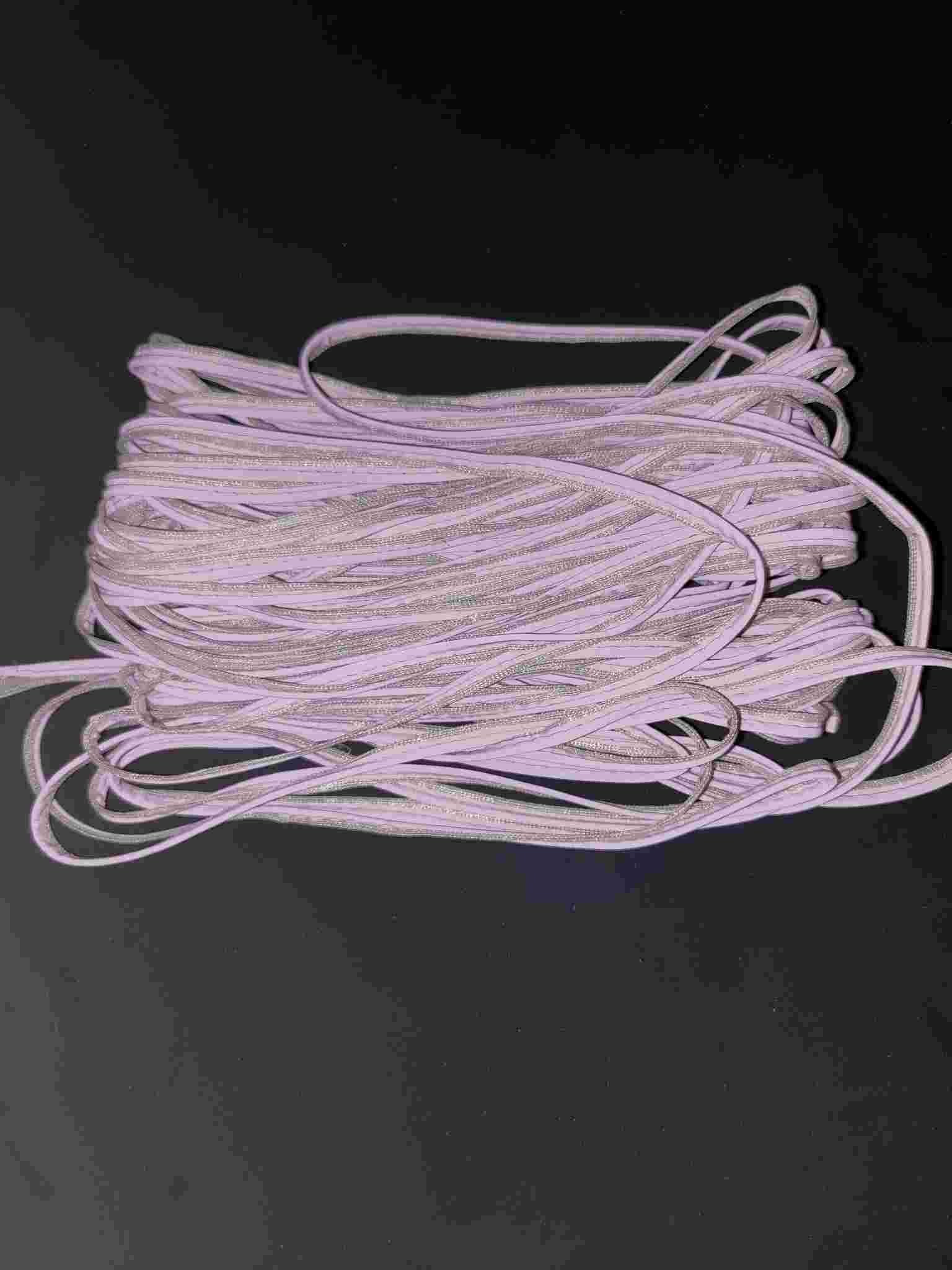 High Visibility Sew On Reflective Piping Hi Vis Polyester Silver Reflective Piping Trim