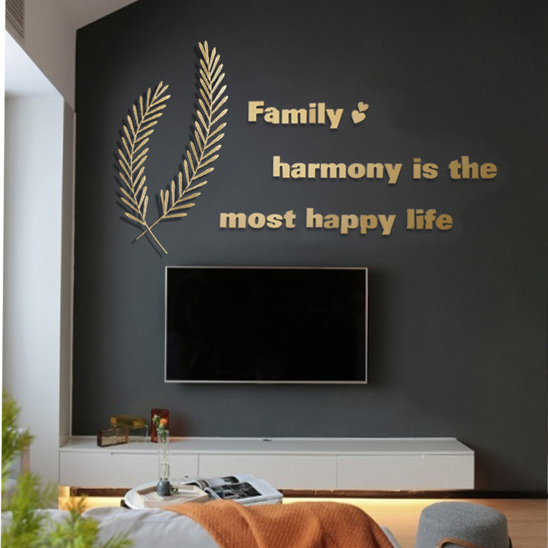 Long Durable SS 304 3D Metal Letters For Wall Customized Color Size