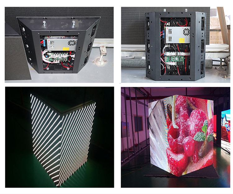 90 Degree Right Angle Wall Corner Indoor P2.5 Flexible Led Screen