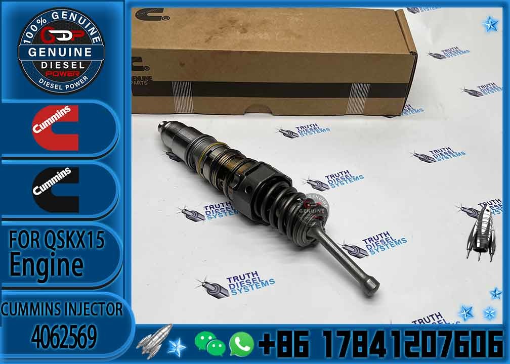 Genuine And New Diesel Fuel Injector 4062569 4062569NX 4062569RX 4010346 For CUMMINS QSX15 ISX15
